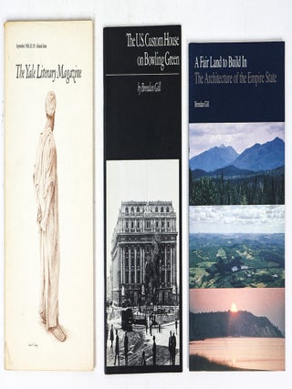 BRENDAN GILL | LOT OF 26 BOOKS WRITTEN BY AND/OR WITH INSCRIPTIONS FROM GILL [plus] 29 ITEMS OF EPHEMERA [including] TYPESCRIPTS, MAGAZINES, AND ARTICLES