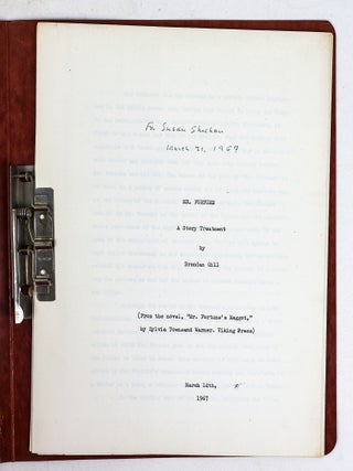 BRENDAN GILL | LOT OF 26 BOOKS WRITTEN BY AND/OR WITH INSCRIPTIONS FROM GILL [plus] 29 ITEMS OF EPHEMERA [including] TYPESCRIPTS, MAGAZINES, AND ARTICLES