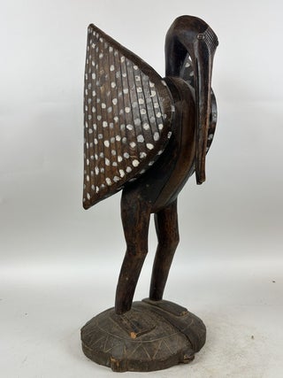 PROSPERITY BIRD ON TURTLE BASE, SENUFO OF IVORY COAST