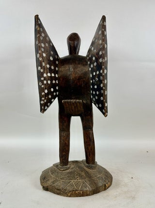 PROSPERITY BIRD ON TURTLE BASE, SENUFO OF IVORY COAST