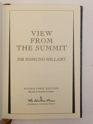 VIEW FROM THE SUMMIT [Signed]