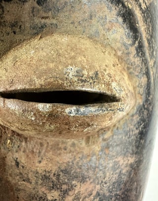 SENUFO WOODEN HELMET MASK WITH BIRD-BEAK, IVORY COAST