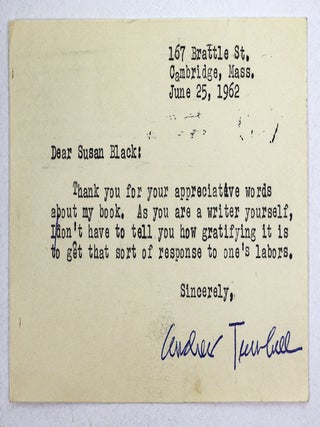 1413830 ANDREW TURNBULL | POSTCARD TO SUSAN BLACK [SHEEHAN]. Andrew Turnbull