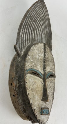 IGBO PAINTED WOODEN MASK, NIGERIA