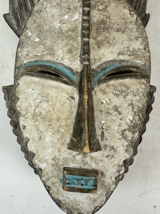 IGBO PAINTED WOODEN MASK, NIGERIA