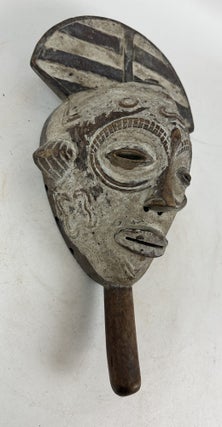 BENA LULUA, PAINTED WOODEN MASK, DEMOCRATIC REPUBLIC OF THE CONGO