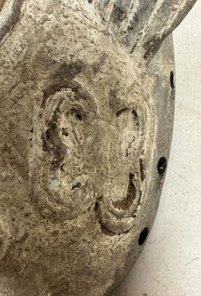 BENA LULUA, PAINTED WOODEN MASK, DEMOCRATIC REPUBLIC OF THE CONGO