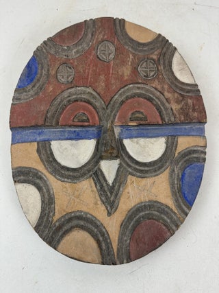 1413968 SONGYE PAINTED WOODEN MASK, DEMOCRATIC REPUBLIC OF THE CONGO