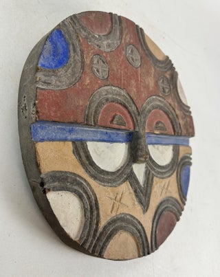 SONGYE PAINTED WOODEN MASK, DEMOCRATIC REPUBLIC OF THE CONGO