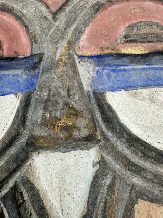 SONGYE PAINTED WOODEN MASK, DEMOCRATIC REPUBLIC OF THE CONGO