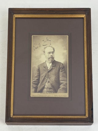 1413975 ORIGINAL PLATE PHOTO OF EMILE ZOLA [Signed