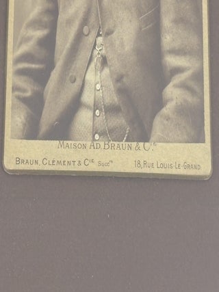 ORIGINAL PLATE PHOTO OF EMILE ZOLA [Signed]