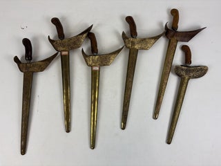 20th CENTURY INDO-PERSIAN CEREMONIAL KRIS DAGGER LOT