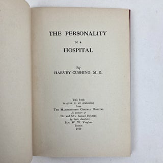 THE PERSONALITY OF A HOSPITAL