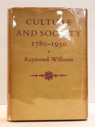 1414201 CULTURE AND SOCIETY 1780-1950. Raymond Williams