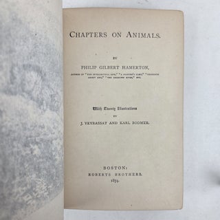 CHAPTERS ON ANIMALS
