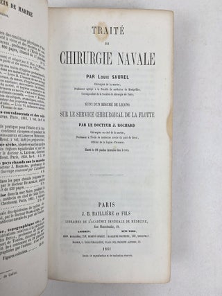 TRAIT&Eacute; DE CHIRURGIE NAVALE [...] SUIVI D'UN R&Eacute;SUM&Eacute; DE LE&Ccedil;ONS SUR LE SERVICE CHIRURGICAL DE LA FLOTTE