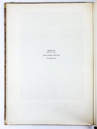 AN ENCYCLOPEDIC OUTLINE OF MASONIC, HERMETIC, QABBALISTIC AND ROSICRUCIAN SYMBOLICAL PHILOSOPHY BEING AN INTERPRETATION OF THE SECRET TEACHINGS CONCEALED WITHIN THE RITUALS, ALLEGORIES AND MYSTERIES OF ALL AGES [Signed]