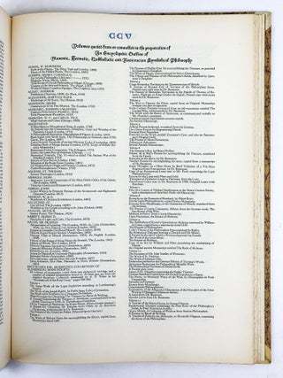 AN ENCYCLOPEDIC OUTLINE OF MASONIC, HERMETIC, QABBALISTIC AND ROSICRUCIAN SYMBOLICAL PHILOSOPHY BEING AN INTERPRETATION OF THE SECRET TEACHINGS CONCEALED WITHIN THE RITUALS, ALLEGORIES AND MYSTERIES OF ALL AGES [Signed]