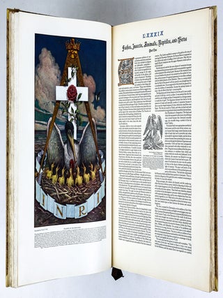 AN ENCYCLOPEDIC OUTLINE OF MASONIC, HERMETIC, QABBALISTIC AND ROSICRUCIAN SYMBOLICAL PHILOSOPHY BEING AN INTERPRETATION OF THE SECRET TEACHINGS CONCEALED WITHIN THE RITUALS, ALLEGORIES AND MYSTERIES OF ALL AGES [Signed]