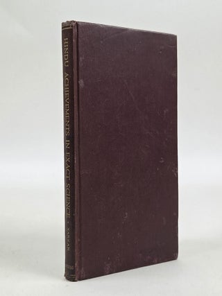1414277 HINDU ACHIEVEMENTS IN EXACT SCIENCE: A STUDY IN THE HISTORY OF SCIENTIFIC DEVELOPMENT...