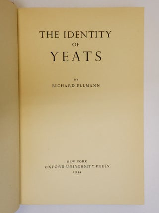 THE IDENTITY OF YEATS