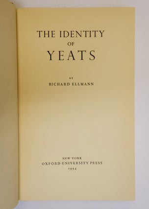THE IDENTITY OF YEATS