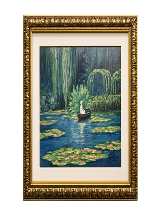 GICLEE ON CANVAS TITLED "SERENE REFLECTIONS" [Signed