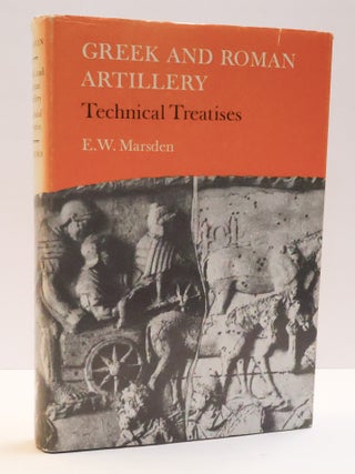 1414635 GREEK AND ROMAN ARTILLERY: TECHNICAL TREATISES. E. W. Marsden