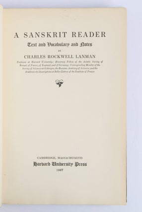 SANSKRIT READER