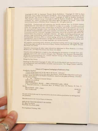 A FUNNY THING HAPPENED ON THE WAY TO THE FORUM [Inscribed by Gelbart]