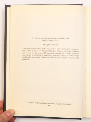 CATALOGUE OF IRISH LANGUAGE MANUSCRIPTS IN THE BODLEIAN LIBRARY AT OXFORD AND OXFORD COLLEGE LIBRARIES [Two Volumes]