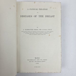 A CLINICAL TREATISE ON DISEASES OF THE BREAST