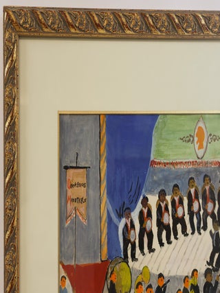 ORIGINAL PAINTING "DOCKSTERS MINSTRELS" [Signed]