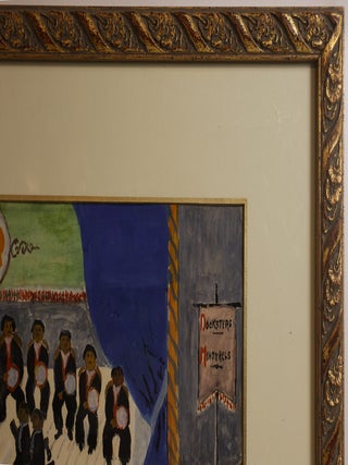 ORIGINAL PAINTING "DOCKSTERS MINSTRELS" [Signed]