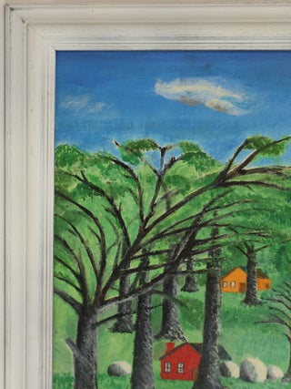 ORIGINAL PAINTING "A SOUTHERN VILLAGE" [Signed]
