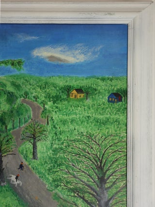 ORIGINAL PAINTING "A SOUTHERN VILLAGE" [Signed]
