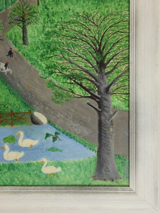 ORIGINAL PAINTING "A SOUTHERN VILLAGE" [Signed]