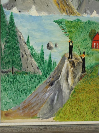ORIGINAL PAINTING "THE THREE-MASTERS COMING IN" [Signed]