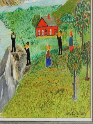 ORIGINAL PAINTING "THE THREE-MASTERS COMING IN" [Signed]