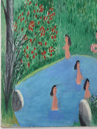 ORIGINAL PAINTING "BATHERS"