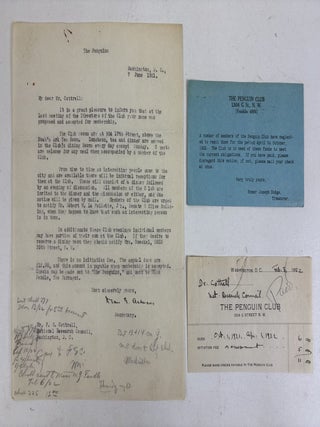 1415061 DEAN ACHESON | SIGNED LETTER TO FREDERICK GARDNER COTTRELL. Dean G.. Acheson, Frederick...