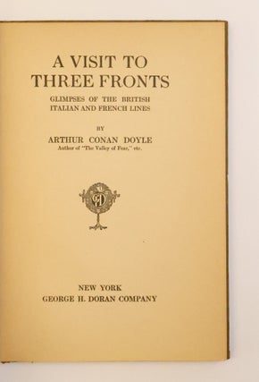 A VISIT TO THREE FRONTS: GLIMPSES OF THE BRITISH ITALIAN AND FRENCH LINES