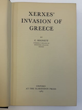 XERXES' INVASION OF GREECE