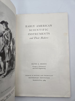 EARLY AMERICAN SCIENTIFIC INSTRUMENTS AND THEIR MAKERS