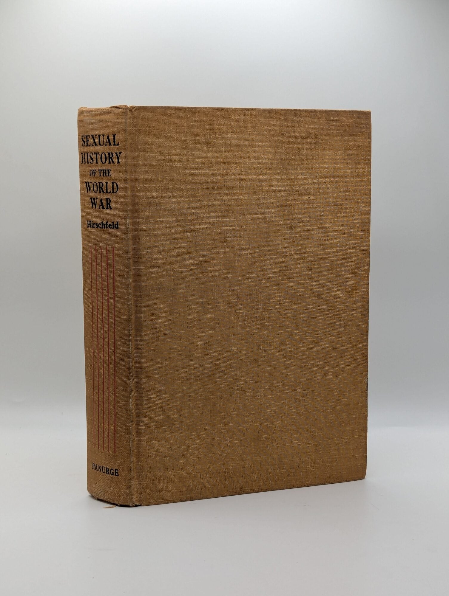 1415174 THE SEXUAL HISTORY OF THE WORLD WAR. Magnus Hirschfeld.