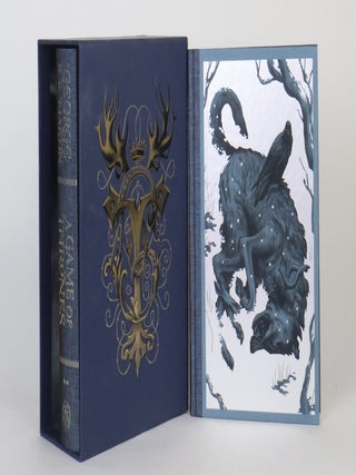 1415237 GAME OF THRONES [Three volumes]. George R. R. Martin, Joe Abercrombie, Jonathan Burton