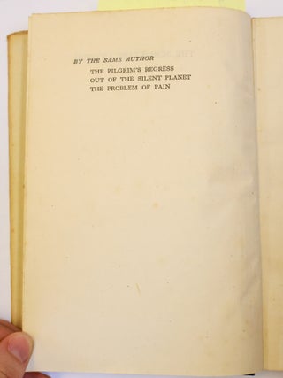 THE SCREWTAPE LETTERS