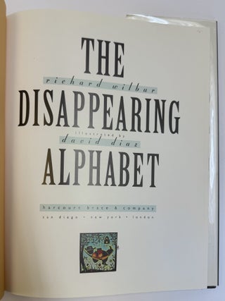 THE DISAPPEARING ALPHABET [Signed]