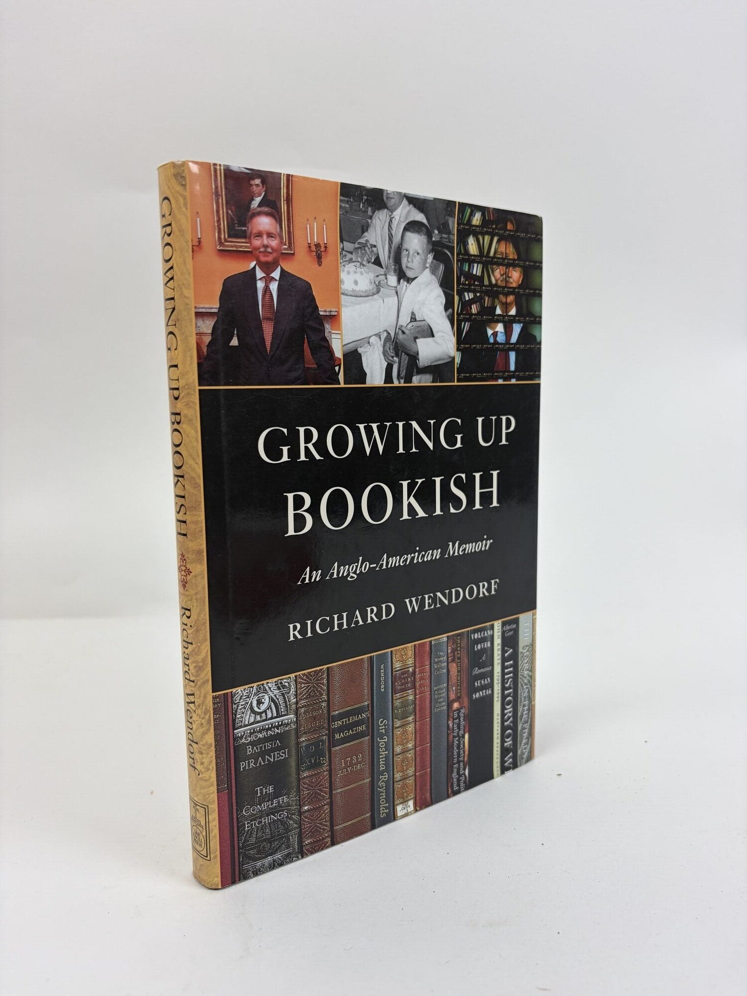 1415528 GROWING UP BOOKISH: AN ANGLO-AMERICAN MEMOIR. Richard Wendorf.